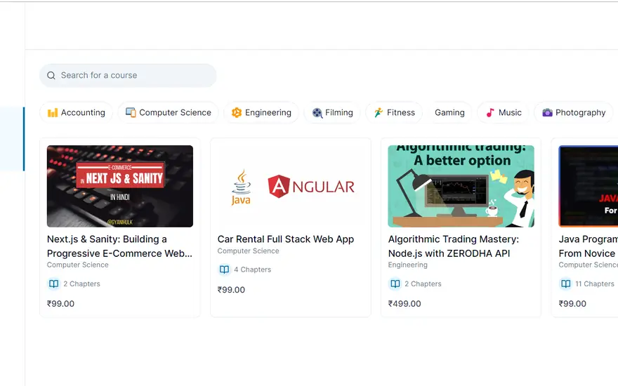 Course & learning platform